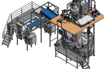 Diosna DSPA300E + Venmatic kuiptransport en Sterdosering